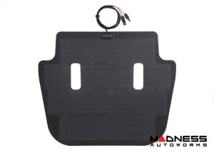 Jeep Wrangler JL Flexible Solar Panel Kit - Complete Kit w/ Waterproof Controller + Hood Decal - 90W